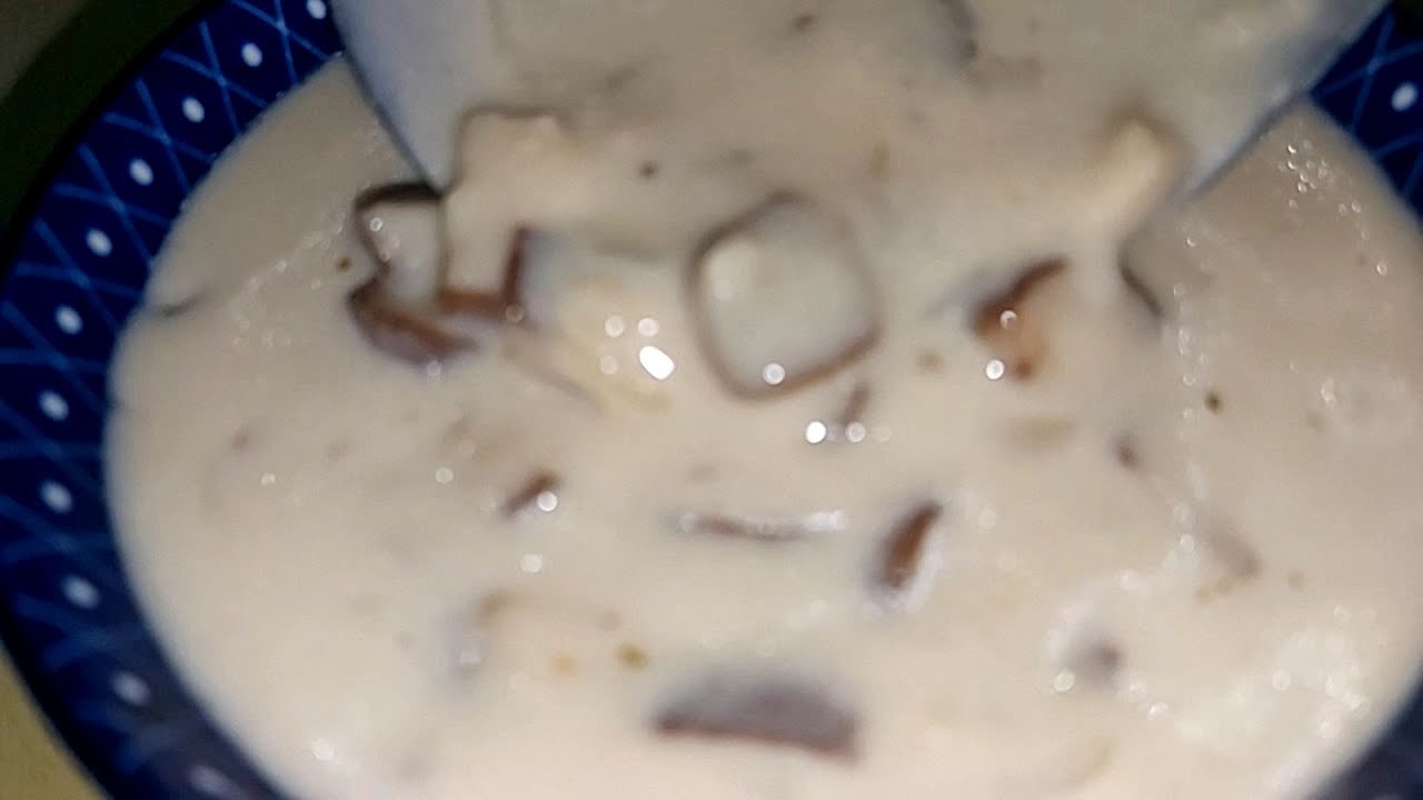 Homemade Shiitake Mushroom Soup || Cream of Mushrooms Soup