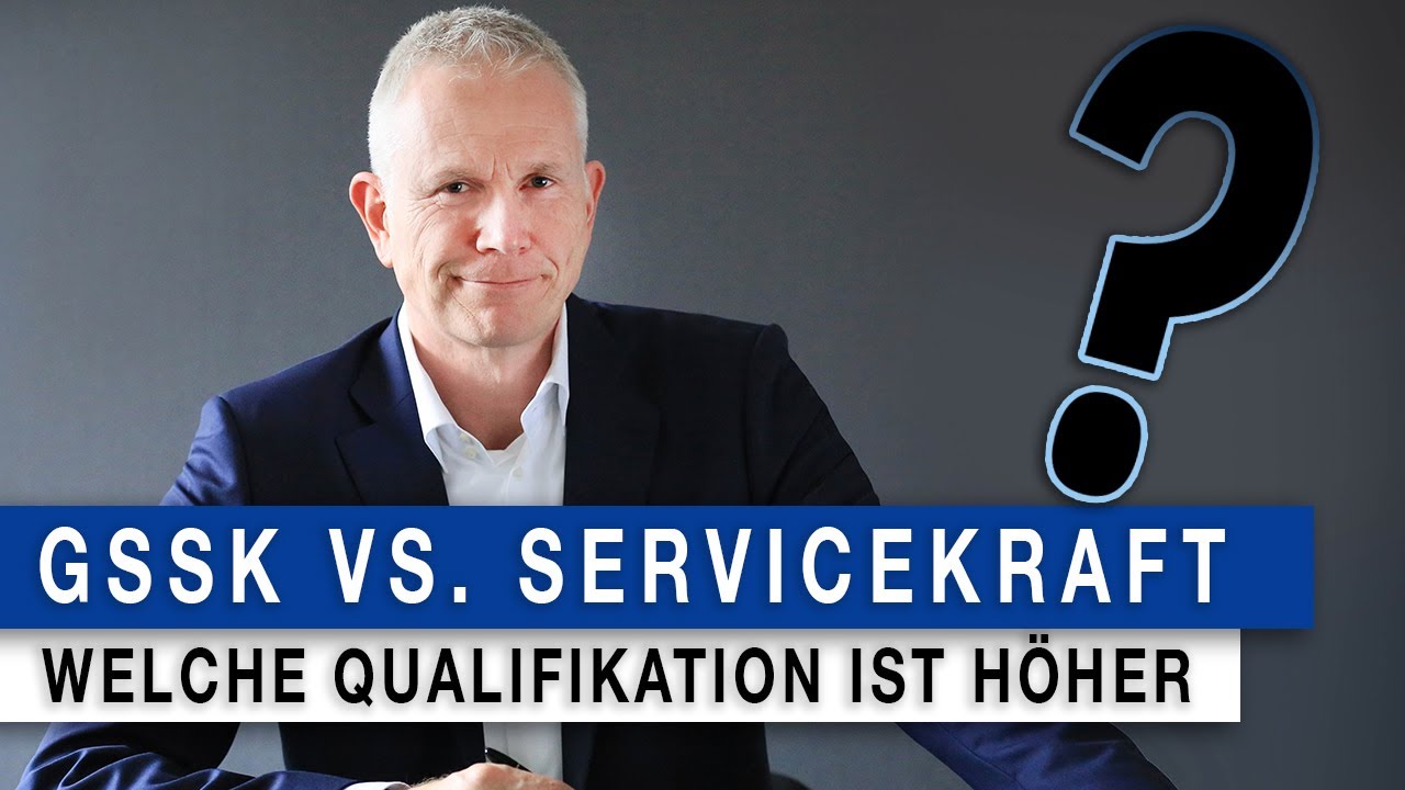 Gepr&uuml;fte Schutz- und Sicherheitskraft vs. Servicekraft I Unterschiede (2022)