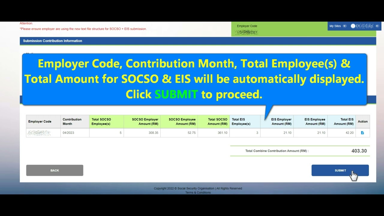 Aplus Software - Submit SOCSO & EIS