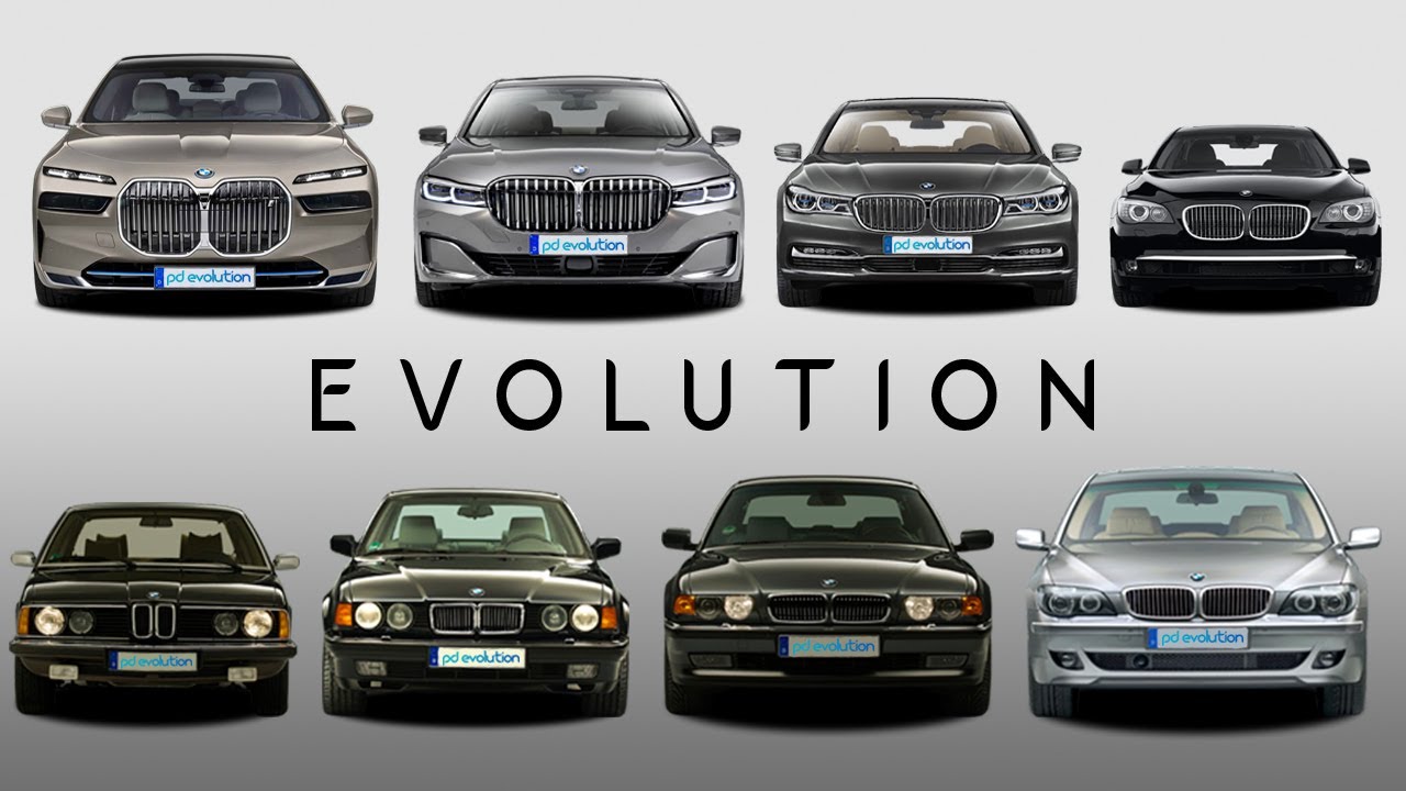 BMW 7 СЕРИИ - ЭВОЛЮЦИЯ (1977~2023)
