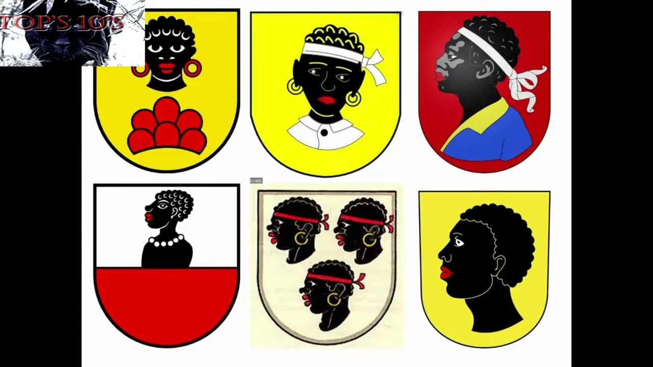 Top 10 Moorish coat of arms Blackamoor rulers of ancient Europe before the Neanderthals left caves