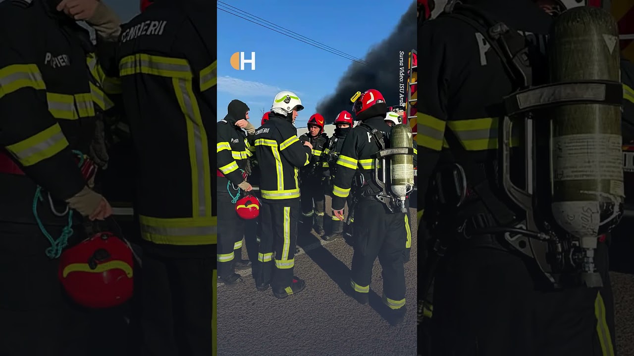 Incendiu major &icirc;n Arad: &bdquo;Focul s-a extins dintr-odată, ca o bombă&rdquo;
