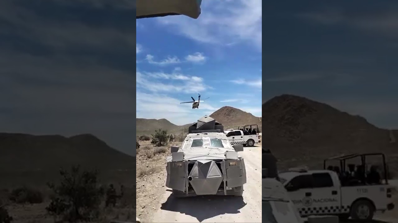 Vehicle with improvised armor captured - Mexican army Mexican navy 🇲🇽