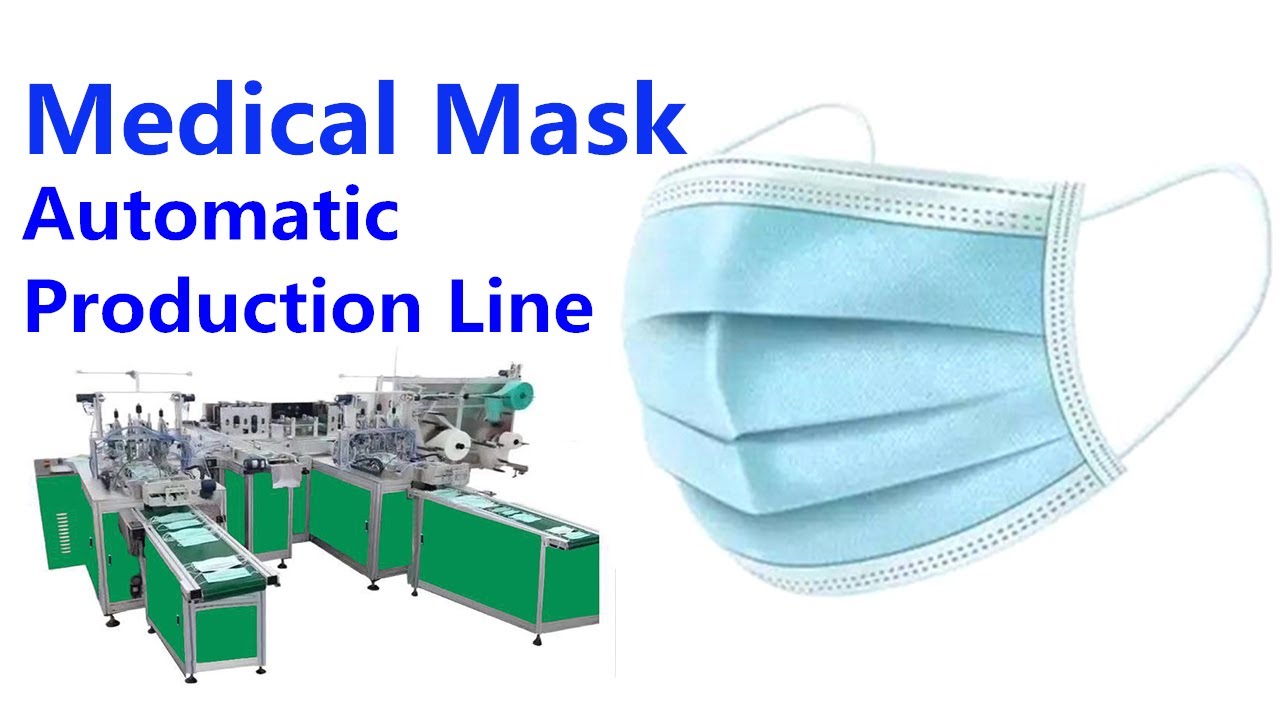Disposable 3ply Surgical Mask Making Machine
