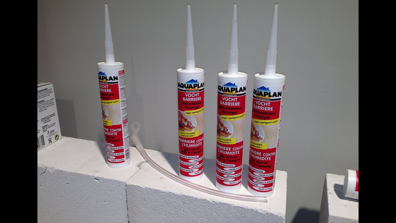 AQUAPLAN Vochtbarrière - Injectiegel tegen opstijgend vocht