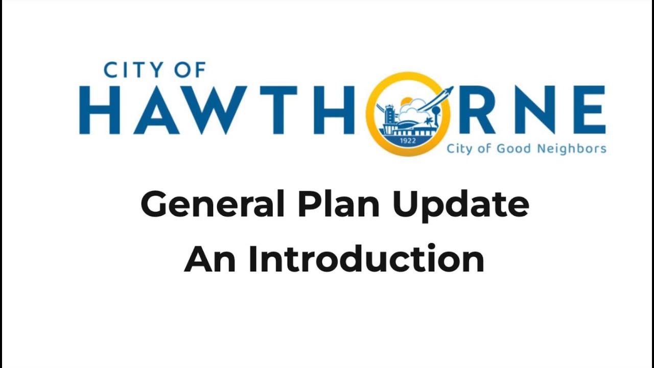 City of Hawthorne General Plan Update (English)
