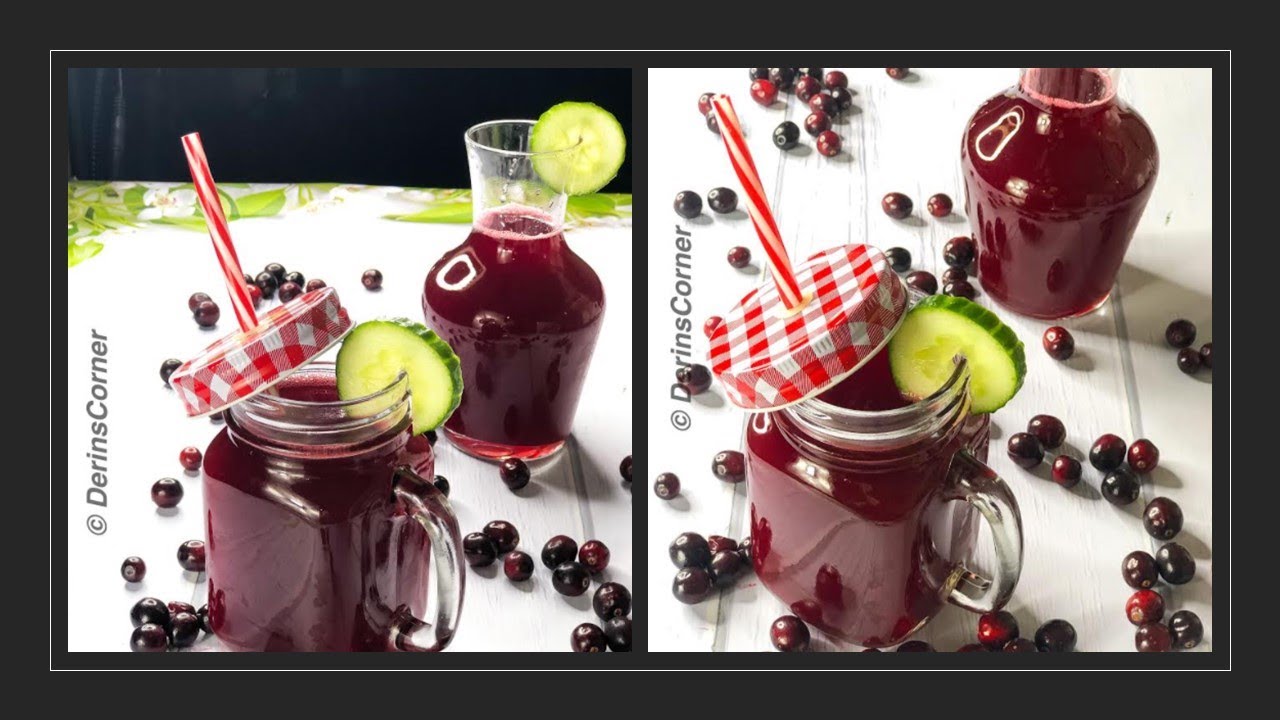 Homemade Cranberry Juice  With Two Ingredients - Easy Cranberry Juice Recipe