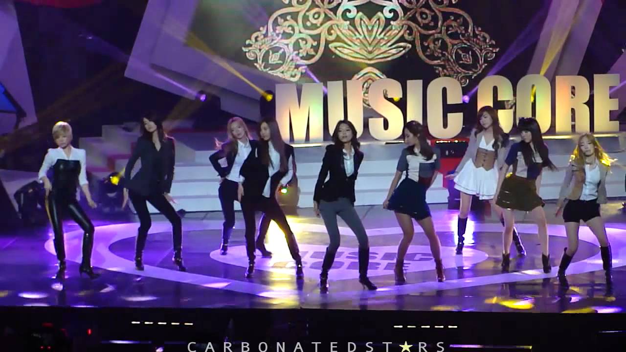 [HD fancam] 111203 Music Core - SNSD The Boys Rehearsal
