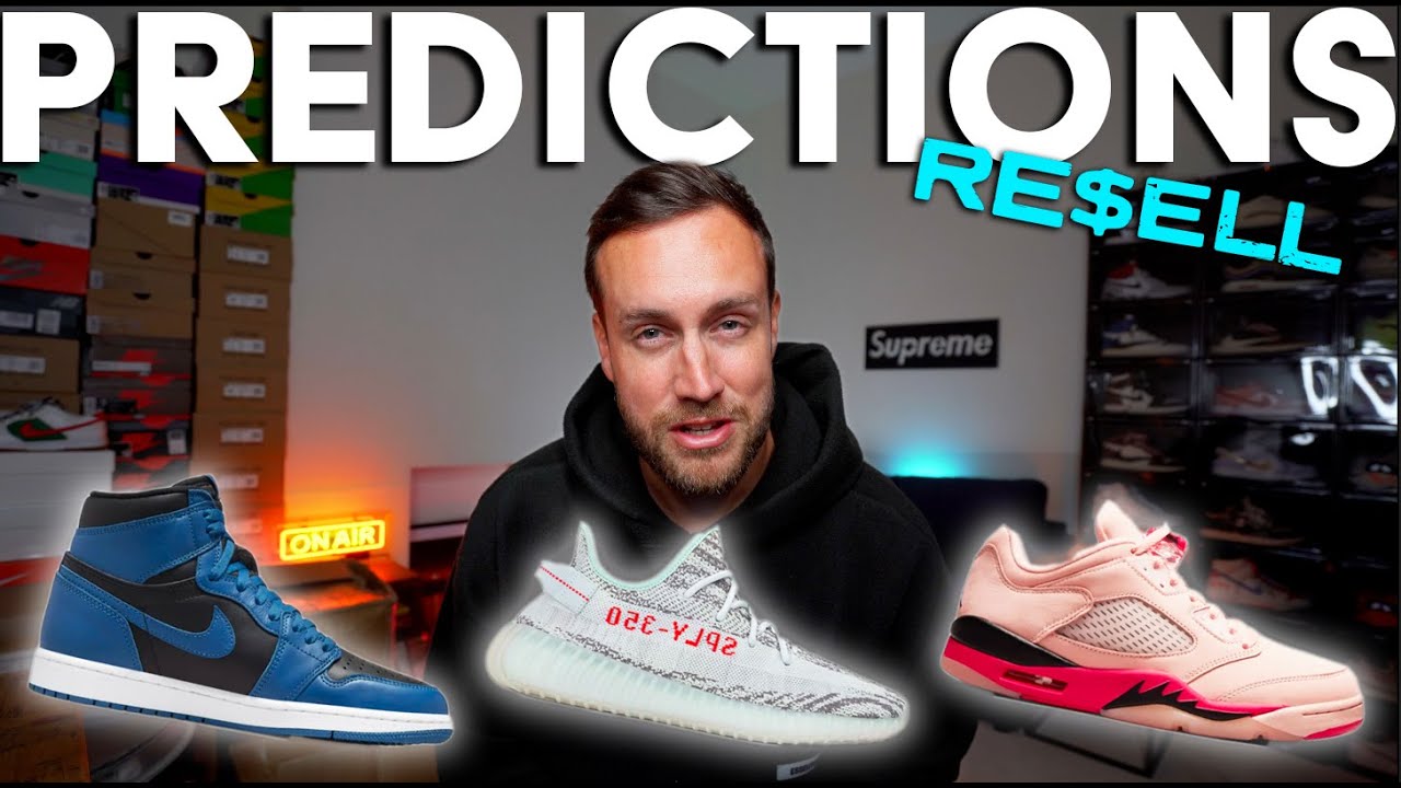 Jordan 1 DARK MARINA BLUE, Yeezy 350 BLUE TINT, Jordan 5 Low GIRLS THAT HOOP Resell Predictions