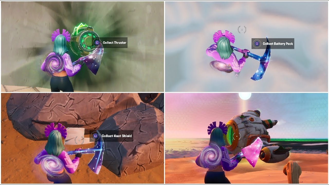 Siona Spaceship Challenge Guide / All Missing Parts & Event Launched &ndash; Fortnite Spaceship Challenges