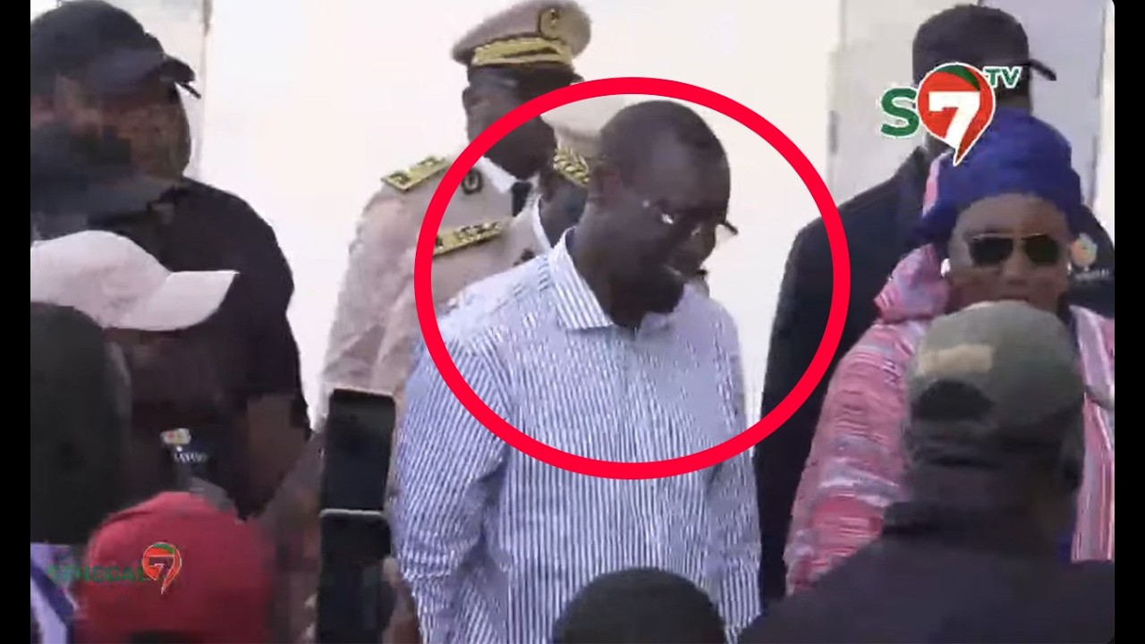 Mbour : L'arriv&eacute;e mouvement&eacute;e du PM Ousmane Sonko au Stade Caroline Faye