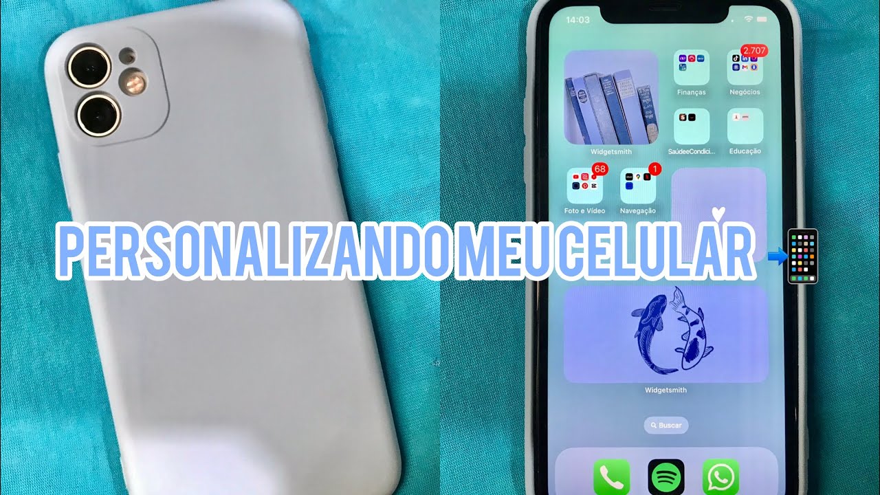 Organizando e personalizando meu celular 📲 | iPhone 11
