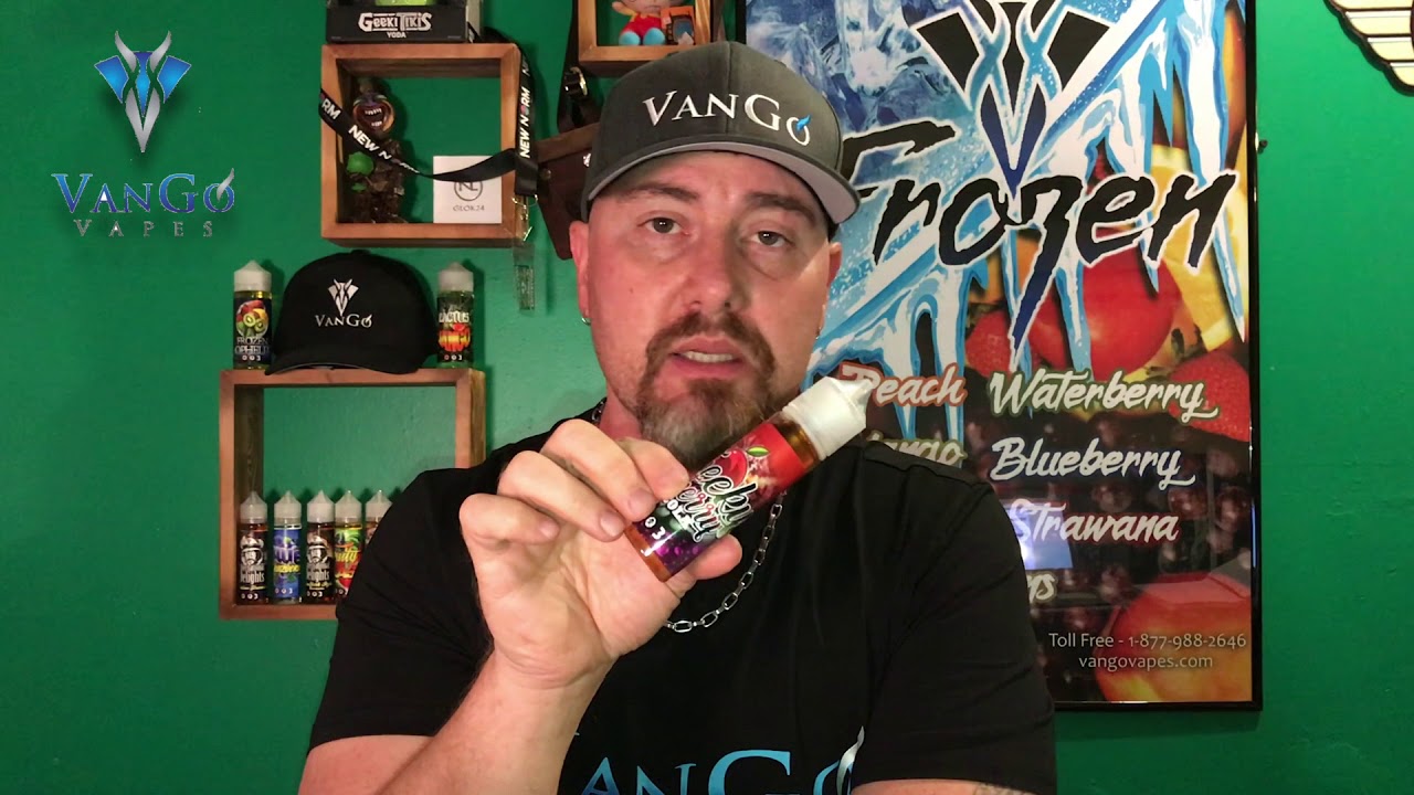 1 minute review of Vango Vapes Soda Pop Cheeky Cherry Cola