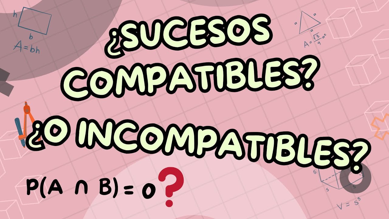 Sucesos compatibles e incompatibles: definición y cálculo de probabilidades explicado fácil