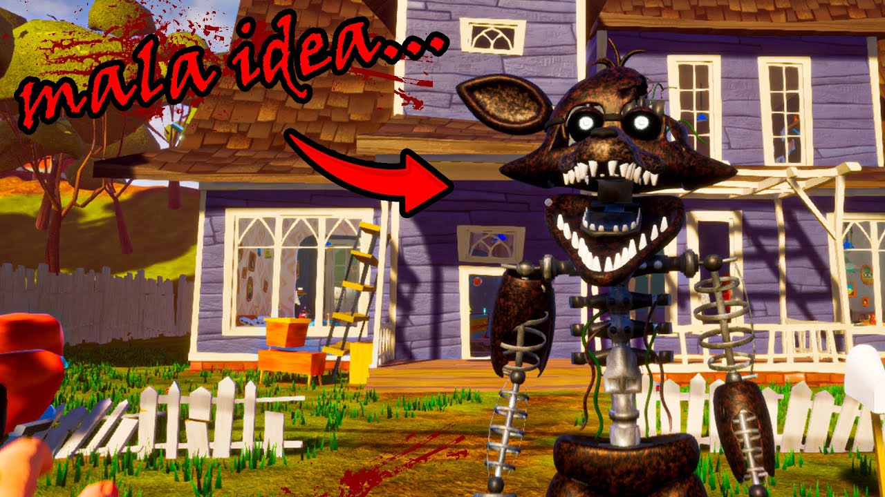PONER EL MOD DE FOXY A HELLO NEIGHBOR FUE MALA IDEA...