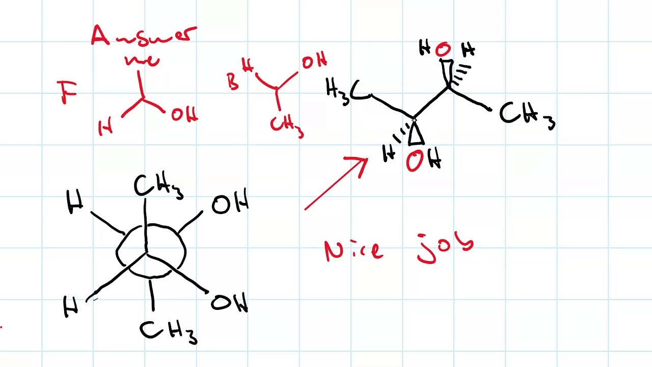 Drawing Newman Projections