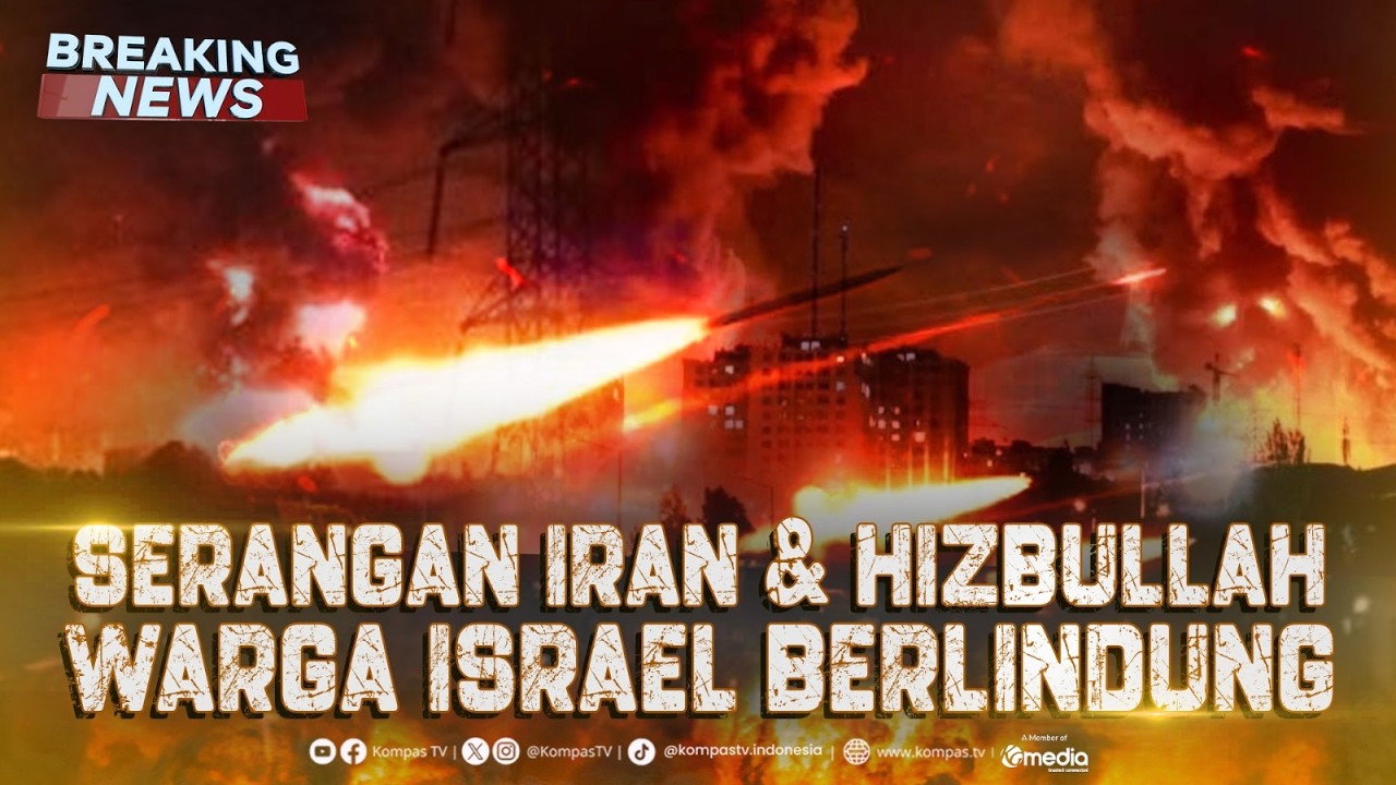 BREAKING NEWS - Diserang Iran & Hizbullah, Warga Israel ke Shelter Bawah Tanah Tel Aviv