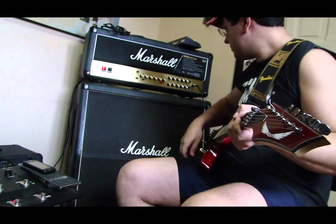 Test Marshall JVM 205 H clean and crunch sounds