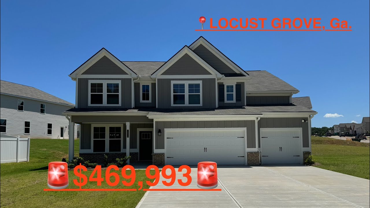 🚨LUXURY🚨What do you think of this new construction home in Locust Grove, Ga.?
