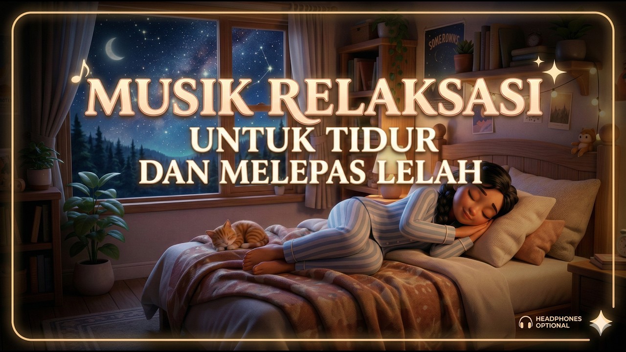 Musik Relaksasi Untuk tidur nyenyak #relaxation #relax #insomnia #tidurnyenyak #tidur #music