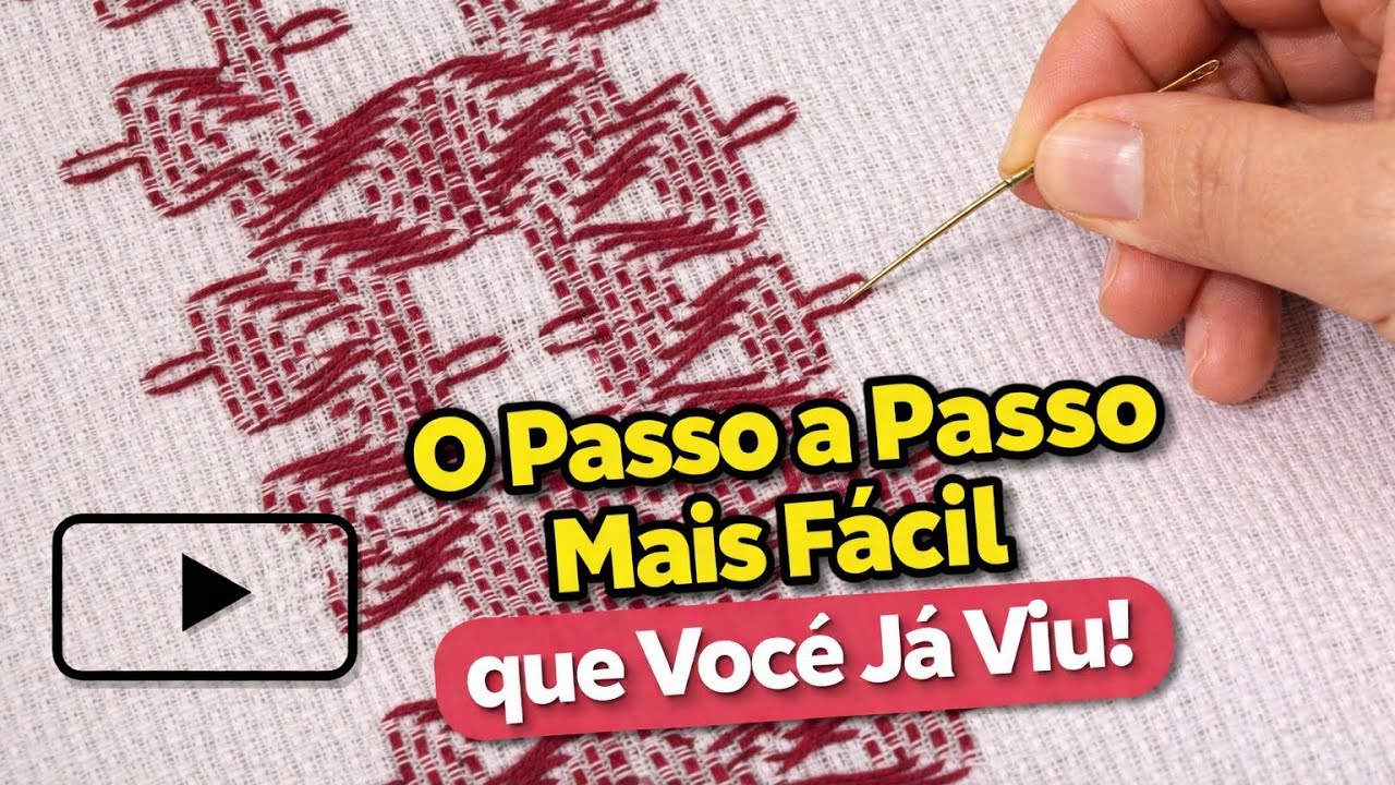 Bordado Vagonite Para Iniciantes: O Passo a Passo Mais Fácil que Você Já Viu