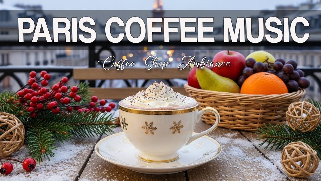 Paris Coffee Music ☕ Bossa Nova Piano - Coffee Shop Ambience for Good Moods.