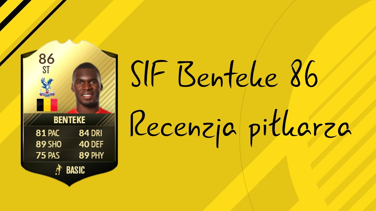 FIFA 17 SIF Benteke 86 Recenzja piłkarza