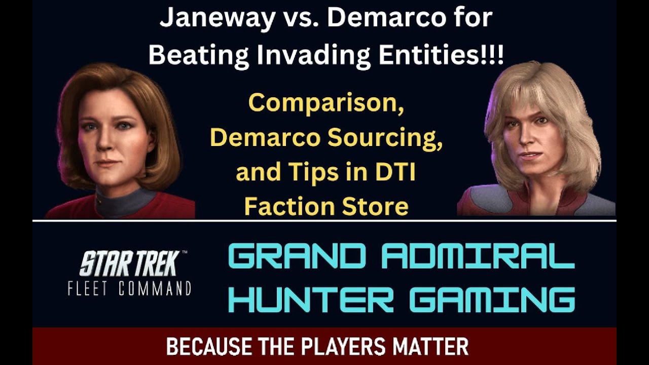 Demarco vs Janeway - Who is Better for Invading Entities | WHY It Matters! | Sourcing and MORE!