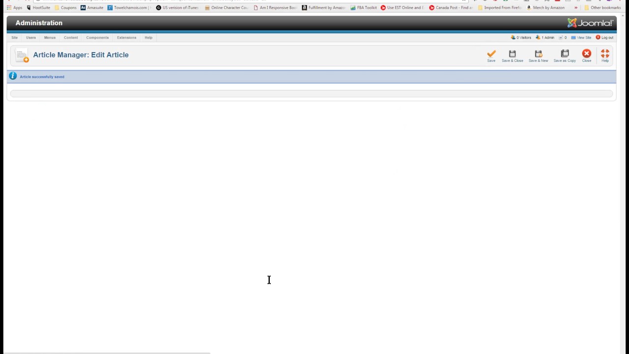 How To Add a PDF Link in Joomla