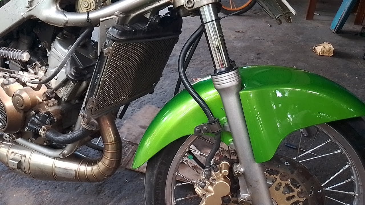 Ganti seal shockbreker depan Ninja SS