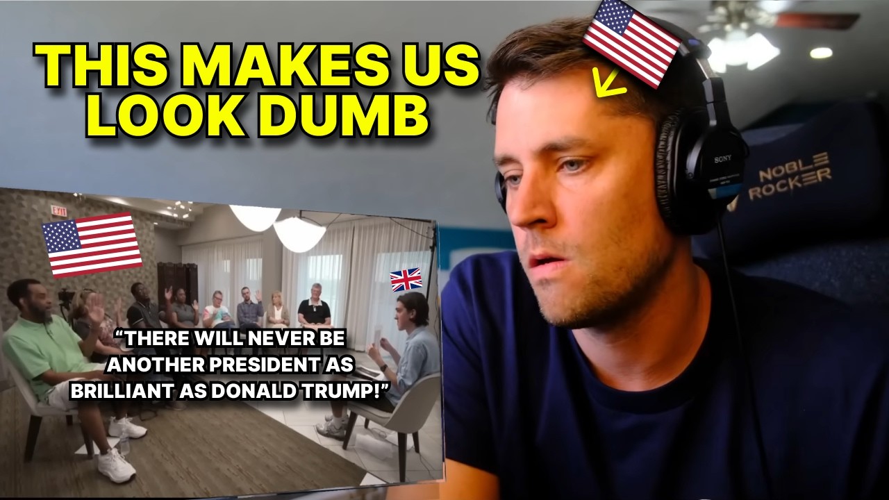 American reacts to VERY embarrassing interview of Trump Supporters by British News