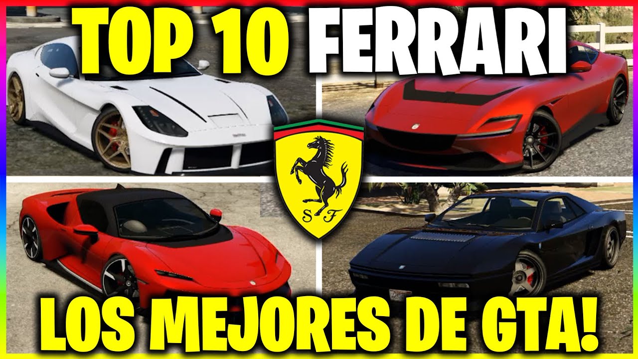 TOP 10 MEJORES FERRARI en GTA 5 ONLINE