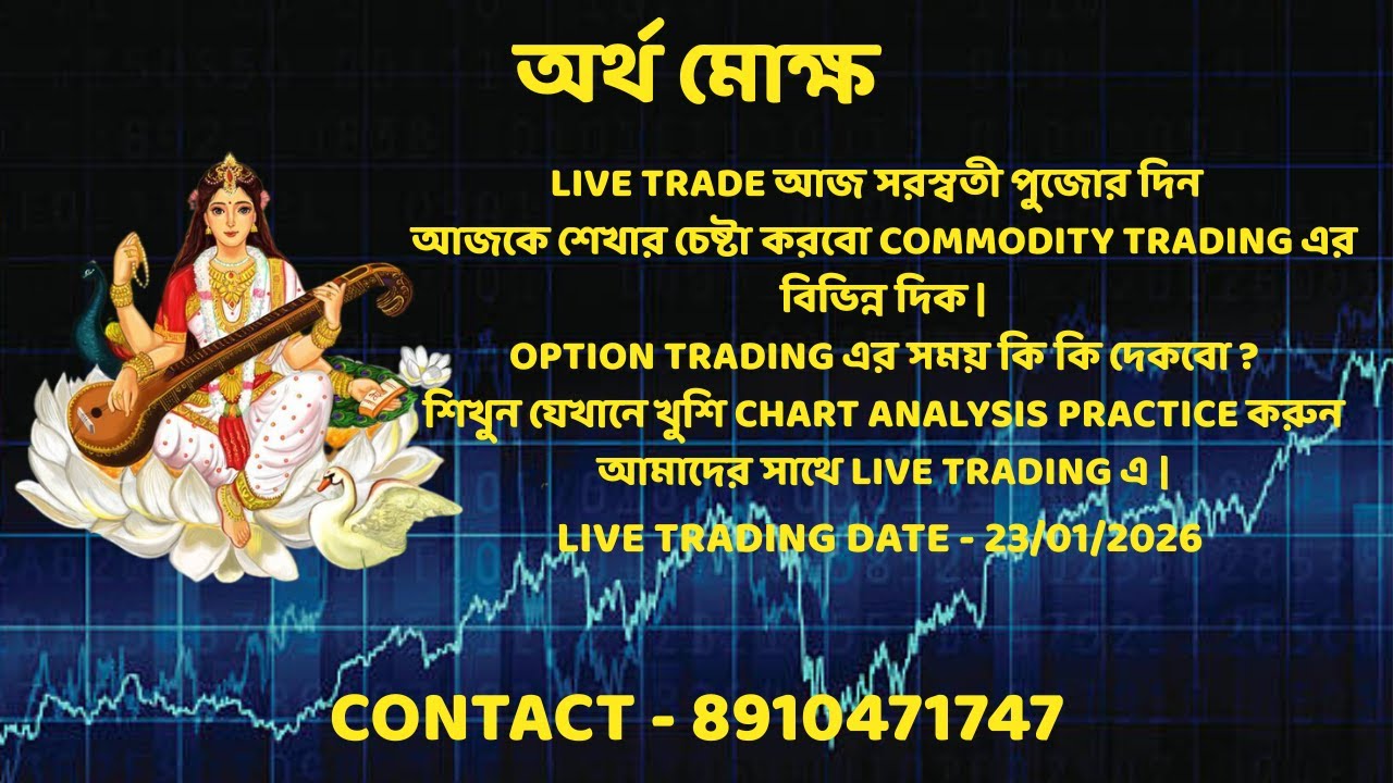 COMMODITY TRADING - OPTION TRADING ER DATA ANALYSIS. LIVE TRADE - 23/01/2026.
