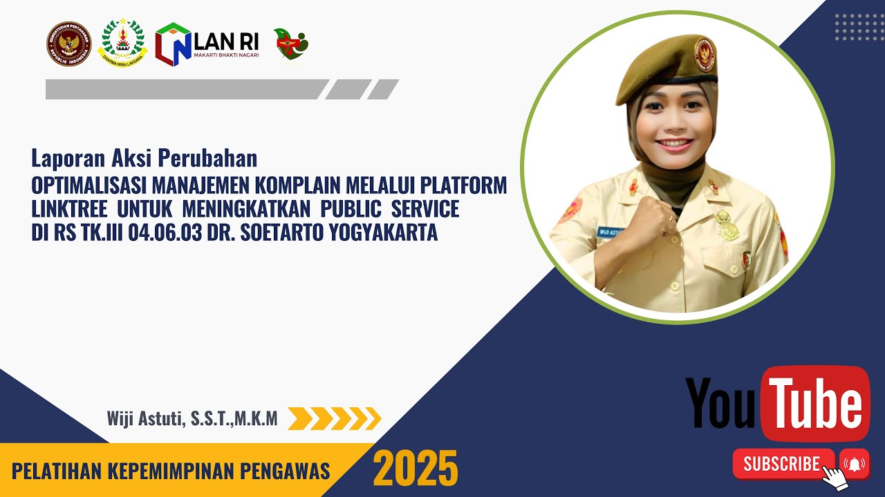 Laporan Aksi Perubahan PKP PNS AD Gel I TA. 2025 Pusdikajen - Wiji Astuti, S.S.T.,M.K.M.