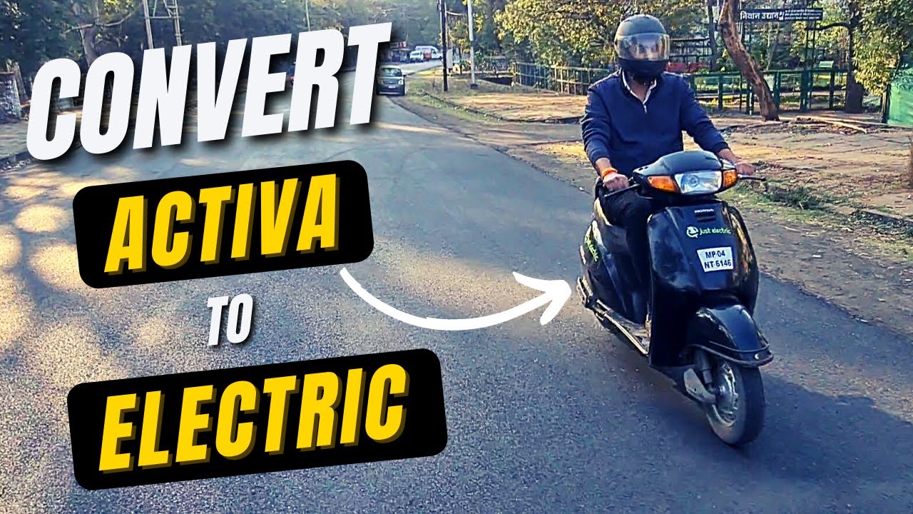 Hybrid Petrol Scooter 🛵 Petrol + Battery Bike ⚡ Activa Electric Conversion