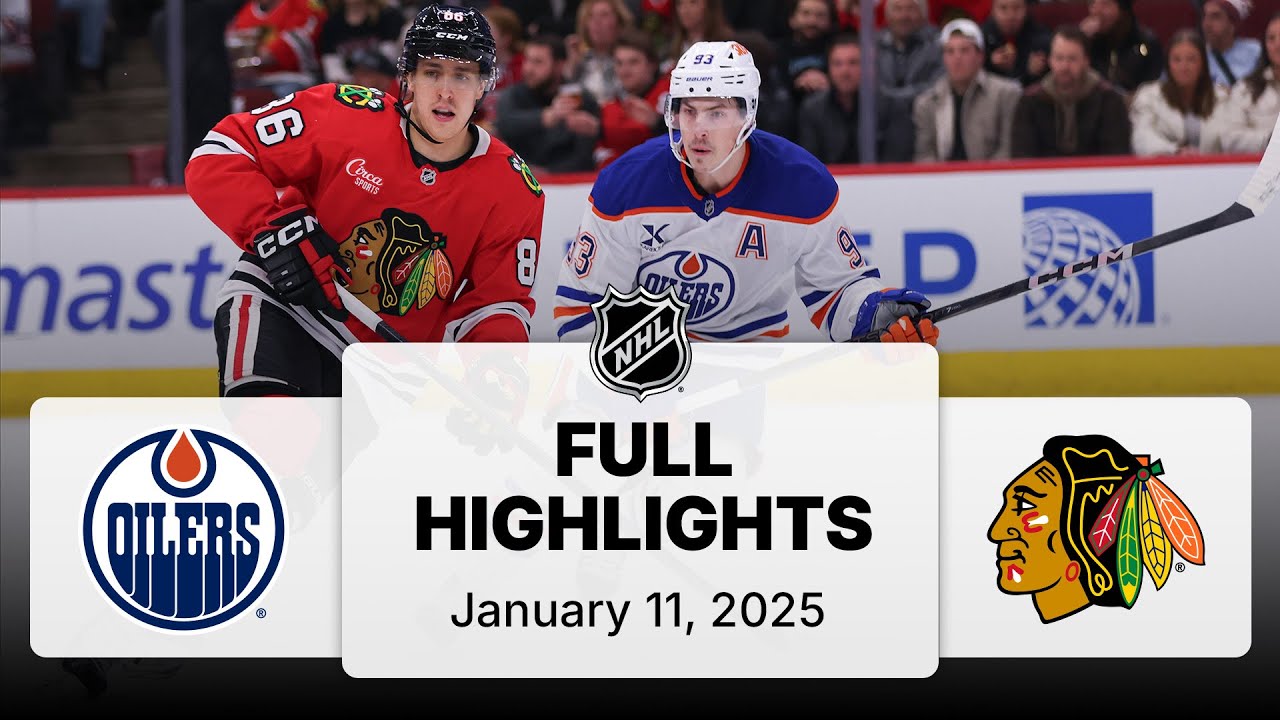 NHL Highlights | Oilers vs. Blackhawks - January 11, 2025
