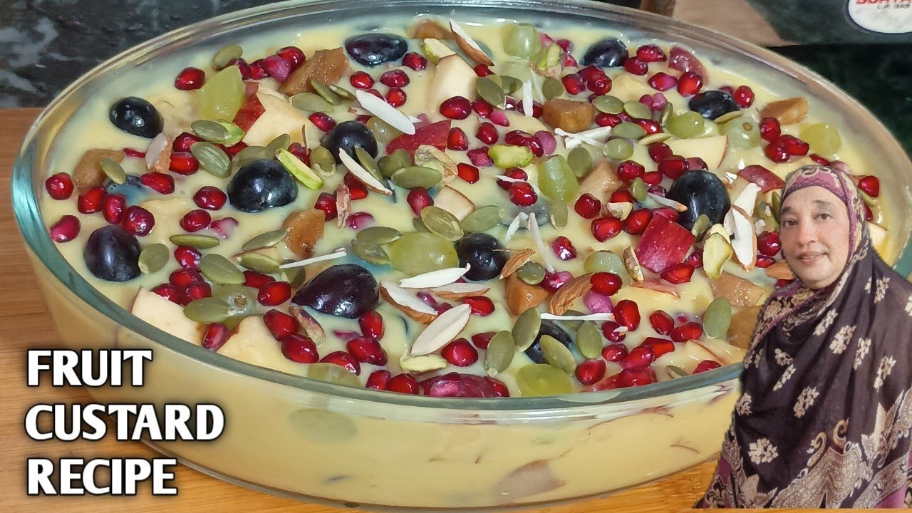 Fruit custard recipe 