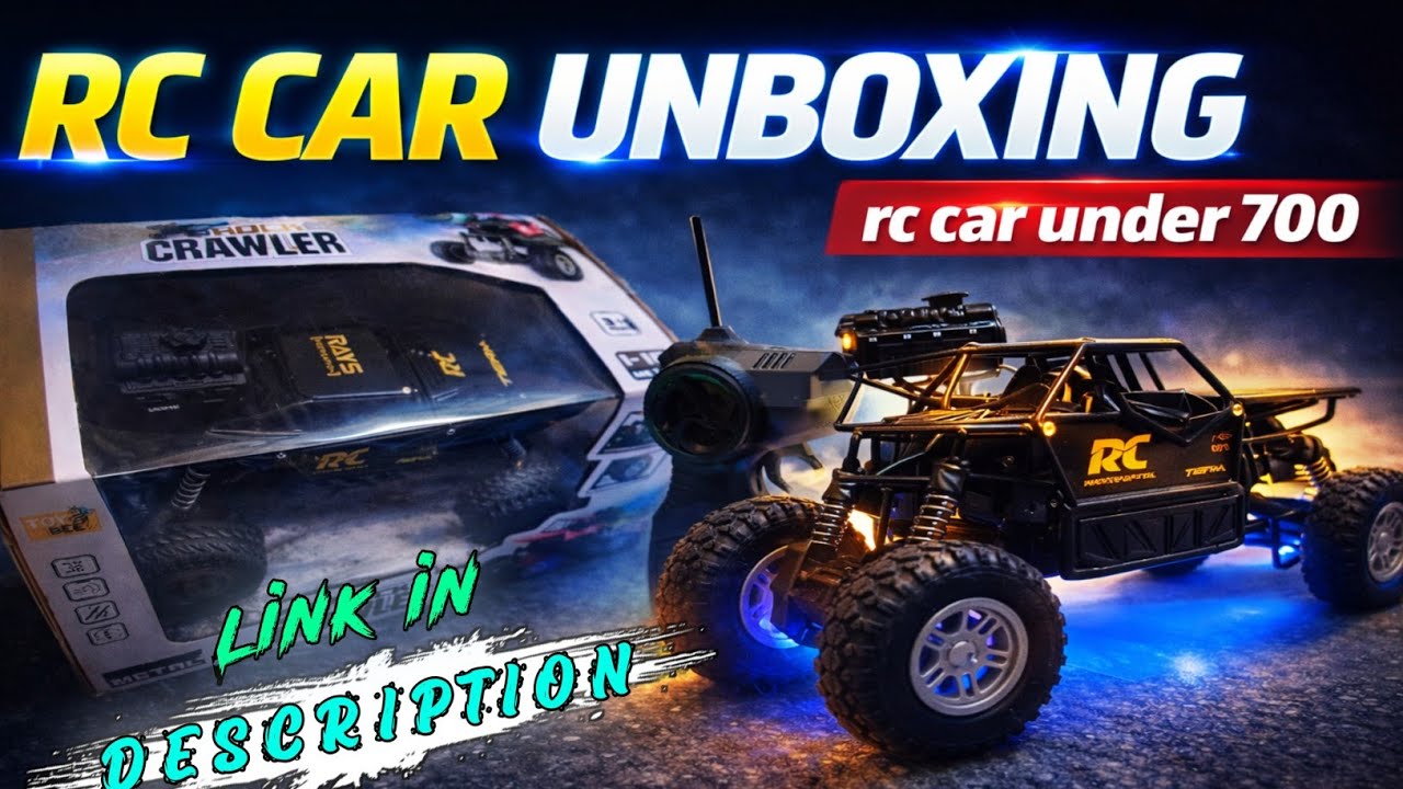 RC Car Under ₹700 🔥 Unboxing & Test | Budget RC Rock Crawler Review | Best Cheap RC Car