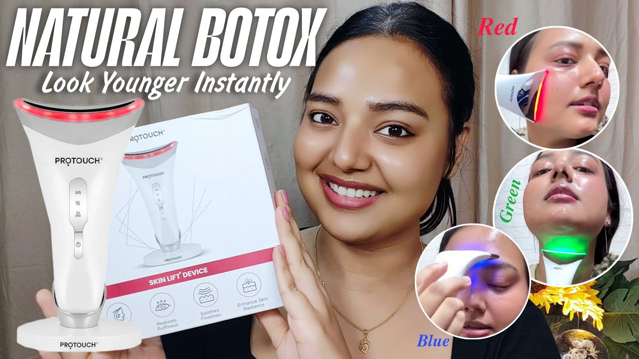 Skin Tightening with LED Light Therapy-loose skin, acne & pigmentation~Protouch Skin Lift Device