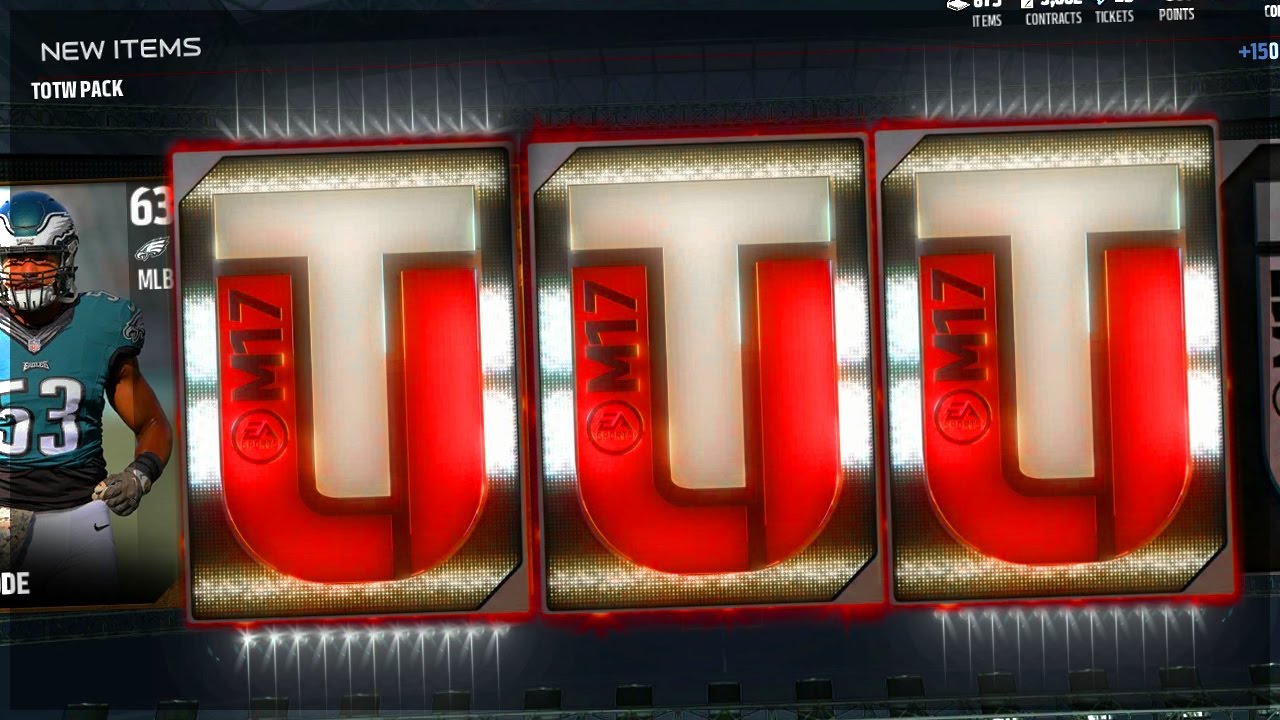 PULLING FIRE IN MY FIRST MUT PACK OPENING! Team of The Week Bundle - Madden 17 Ultimate Team