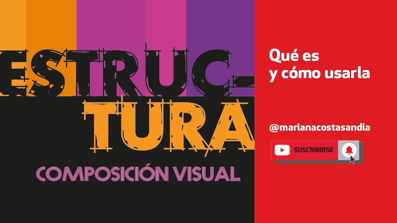 👉 ¡Dominá la ESTRUCTURA! de la composición visual 🍉 para Diseño Gráfico ilustración