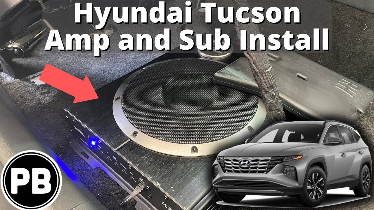 Установка усилителя и сабвуфера для Hyundai Tucson 2021–2023+