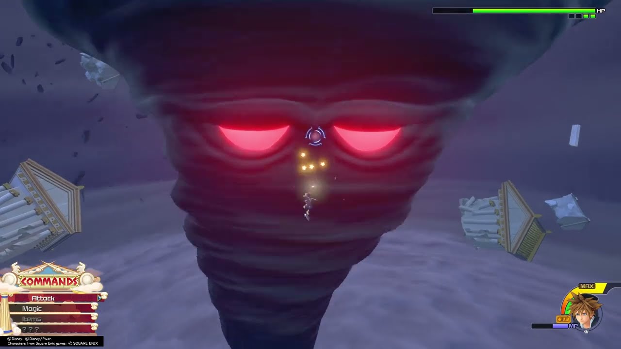 Kingdom Hearts 3 - Tornado Titan (Level 1, Critical, All Pro Codes)