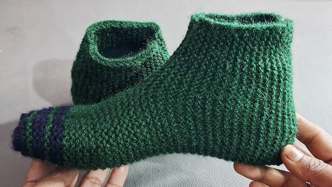 अंगूठे बाली गर्म जूती,जुराब,बनाये बहुत आसानी से | woolen socks knitting for Ladies,woolen juti #juti