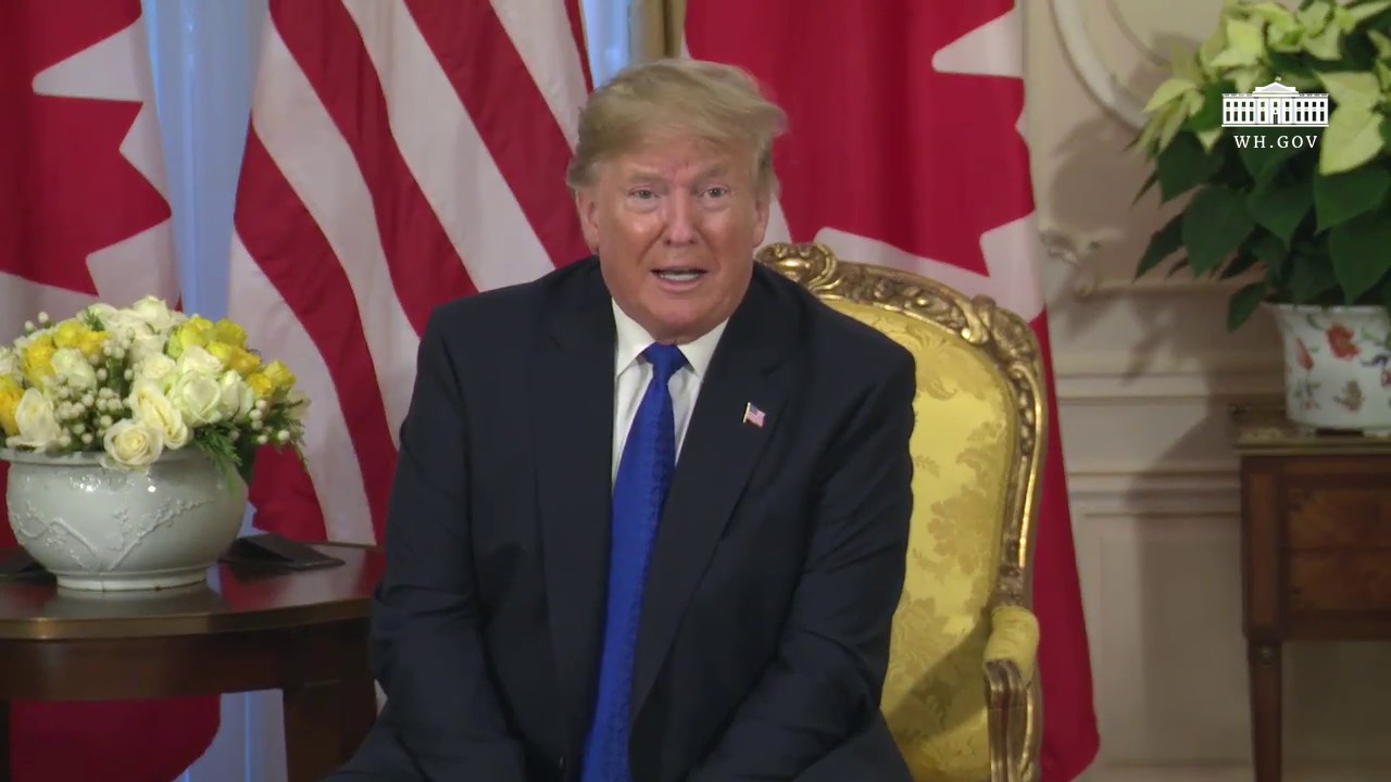 President Trump Participates in an Expanded Bilateral Meeting with the Prime Minister of Canada