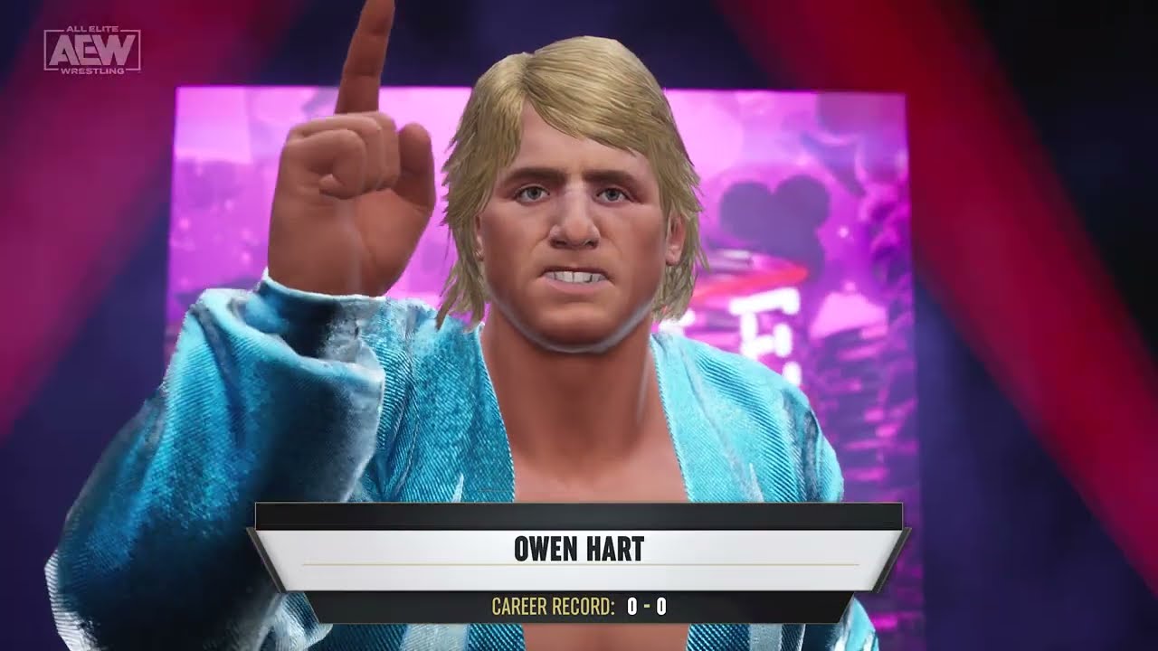 AEW: Fight Forever OWEN HART Road To Elite Part 1 OWEN HART IS #ALLELITE