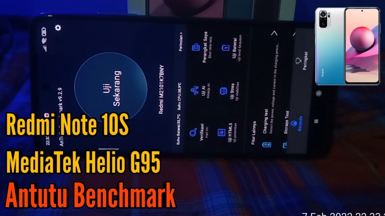 Redmi Note 10S MediaTek Helio G95 | Antutu Benchmark Test