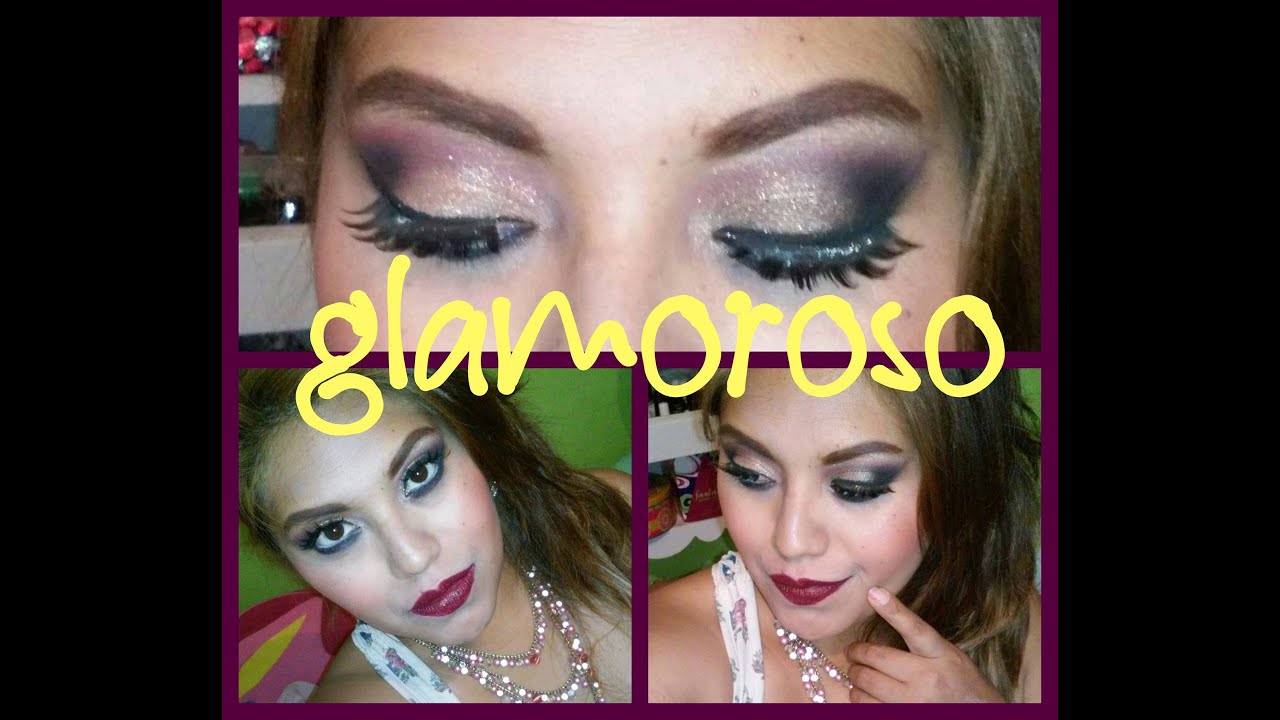 ❤💙maquillaje de ojos 👀Glamuroso❤😻