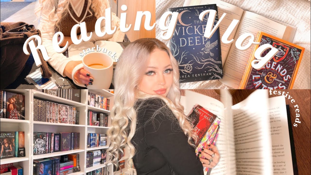 SNOWY WEEKEND READING VLOG 📖❄️ winter walks, wrapping presents & finishing 2 books!