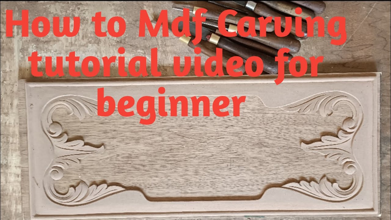 How to Mdf Carving tutorial video for beginner #pvwoodcraft